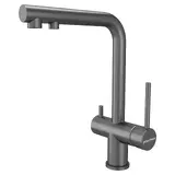 Смеситель Paulmark Serpentine Матовый серый MG