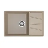 Кухонная мойка Granfest Vertex 780L (780*500) Песочный