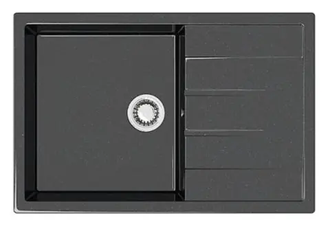 Кухонная мойка Marrbaxx Джоли Z161 (750*505) Глянец Q4 Черный РАСПРОДАЖА
