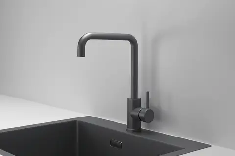 Смеситель Granula KS-7110 Графит Матовый
