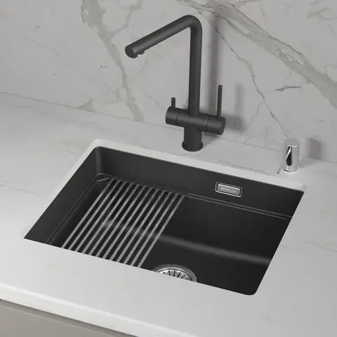 Кухонная мойка Granula KS-5501iU (550*450) Черный