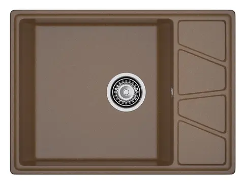 Кухонная мойка Granfest Vertex 680L (680*500) Терракот
