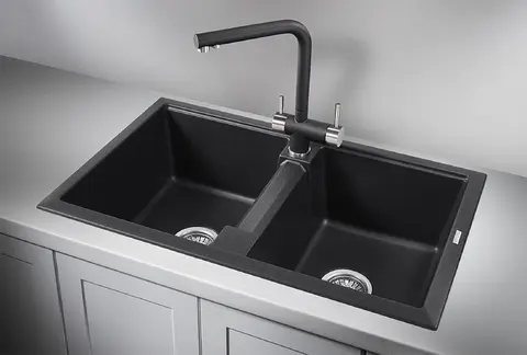 Кухонная мойка Granula GR-8101 (810*500) Черный