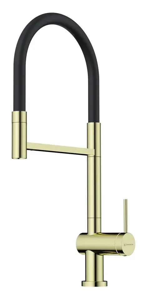 Смеситель Omoikiri Kanto-2 Plus-SB LG-BL (4994461) Светлое Золото/Черный